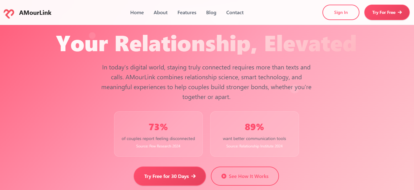 AMourLink, Platform, launched